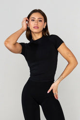 W446 Seamless Curve Compression Tee