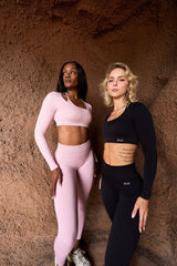 W449 Ribbed Seamless Longsleeve crop