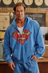 5011 - Superman Drip Zip-Ups