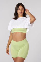 W453 Hourglass Crop tee