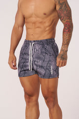 1128 - Animal Mesh Reversible Shorts