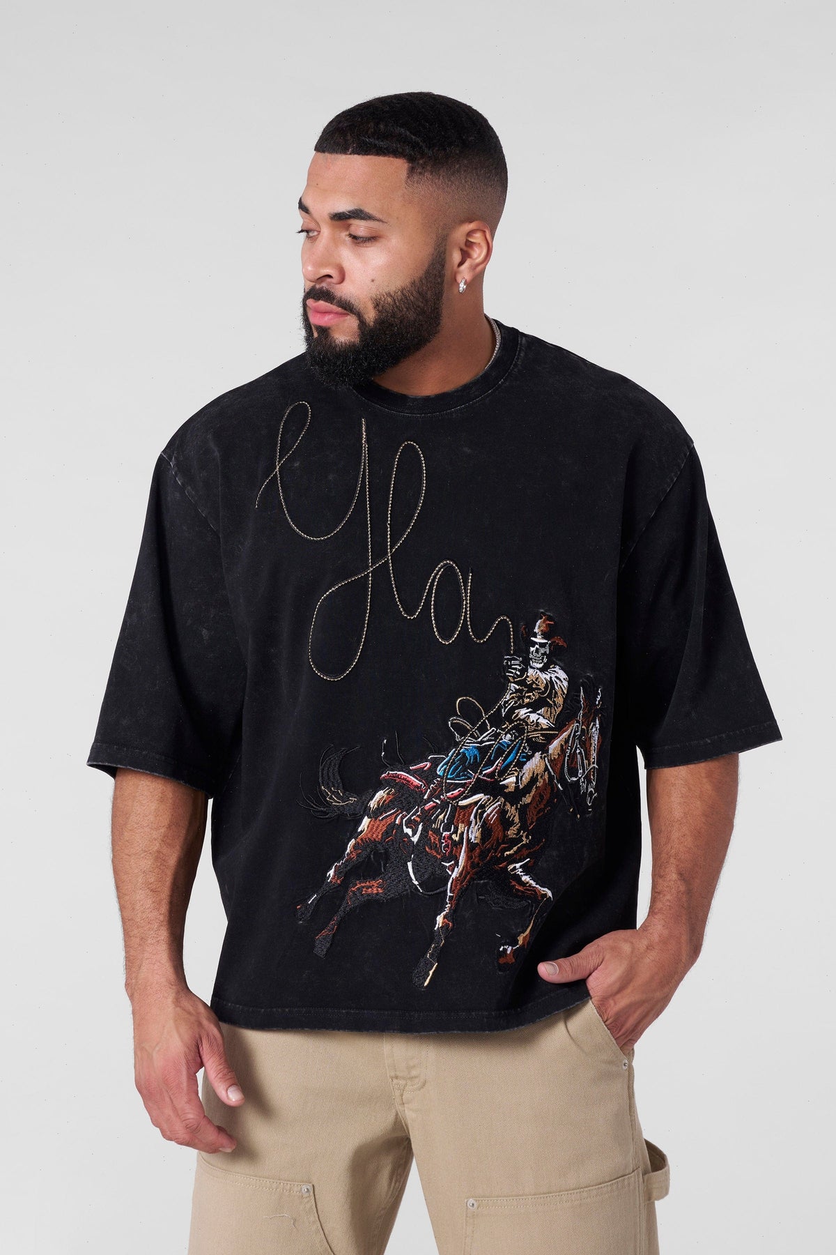 4127 - Cowboy Embroidered Tees