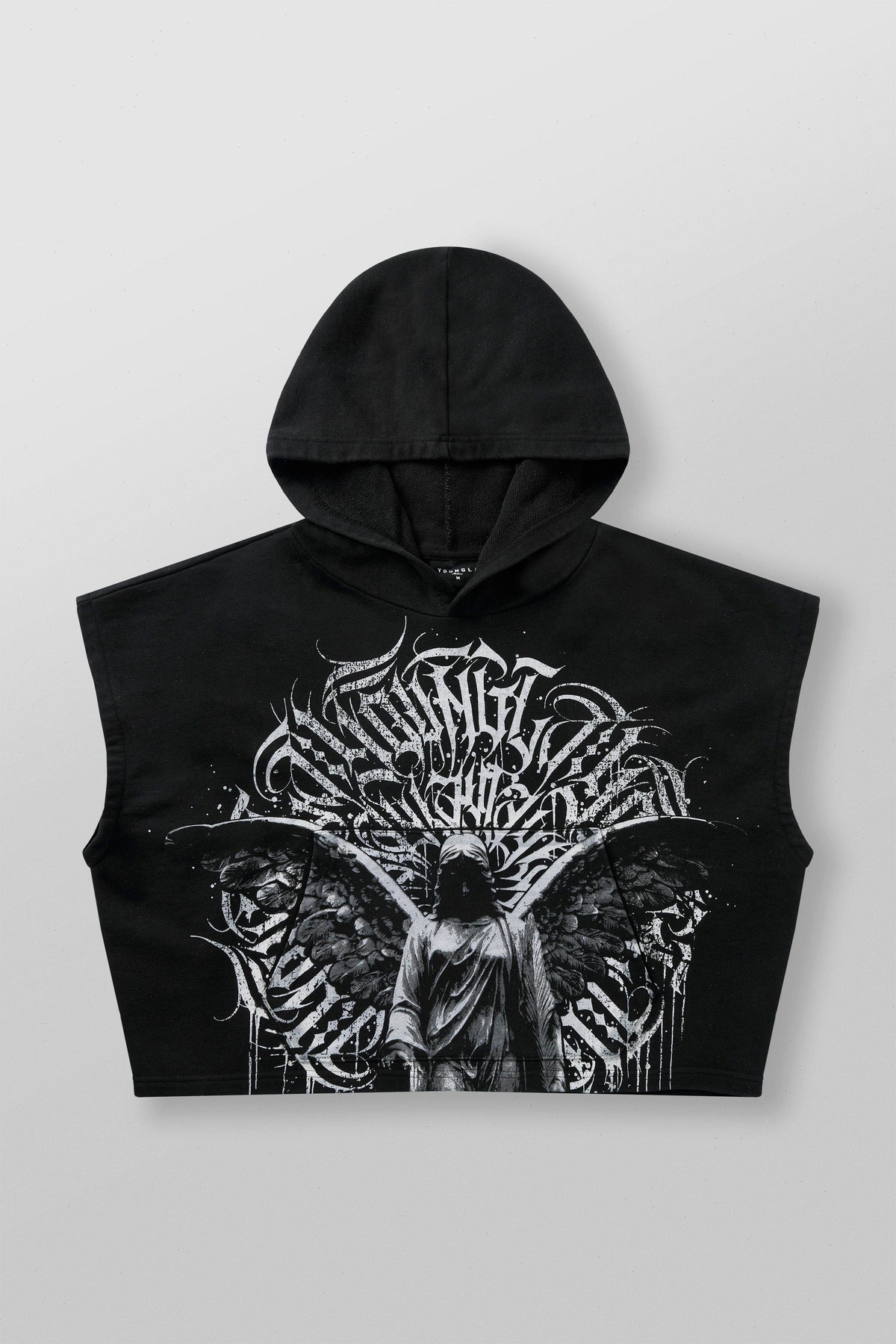 5045 - Angel Cut-Off Hoodies