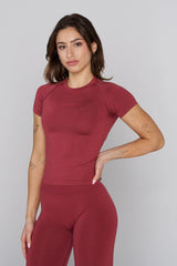 W446 Seamless Curve Compression Tee