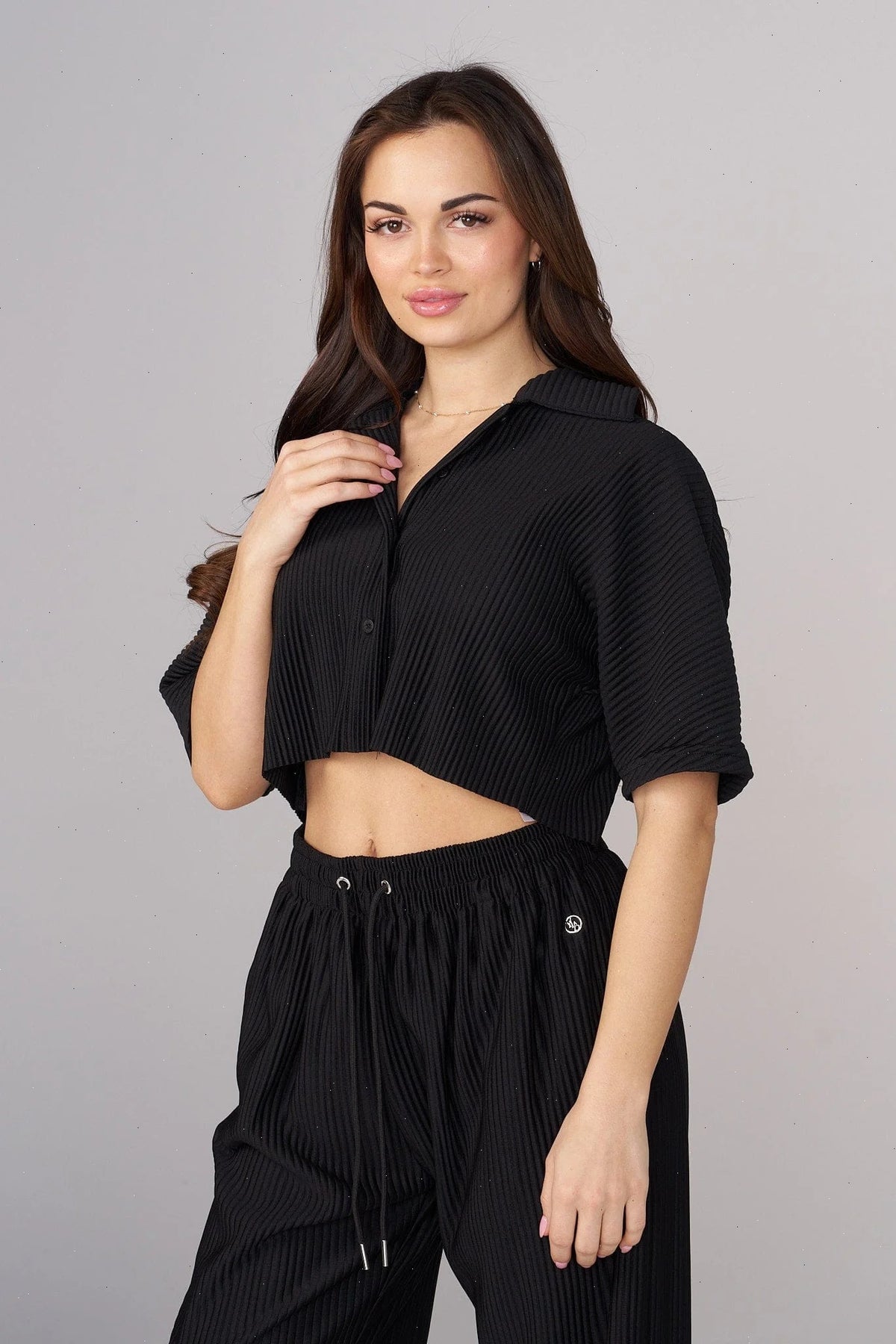 W444 Aria Pleated Top